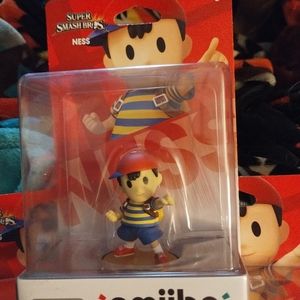 Nintendo Super smash Bros Amiibo 1st release Ness from
